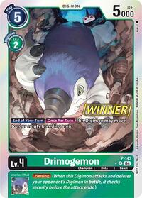 Drimogemon - P-143 (Store Tournament 2024 Jul. - Sep. Winner Pack) (P-143 P) [Digimon Promotion Cards]