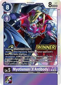 Myotismon (X Antibody) - P-145 (Store Tournament 2024 Jul. - Sep. Winner Pack) (P-145 P) [Digimon Promotion Cards]