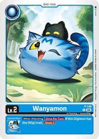 Wanyamon - P-148 (Store Tournament 2024 Jul. - Sep. Participation Pack) (P-148 P) [Digimon Promotion Cards]