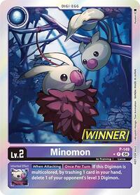 Minomon - P-149 (Store Tournament 2024 Jul. - Sep. Winner Pack) (P-149 P) [Digimon Promotion Cards]