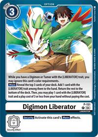 Digimon Liberator - P-151 (Store Tournament 2024 Jul. - Sep. Participation Pack) (P-151 P) [Digimon Promotion Cards]