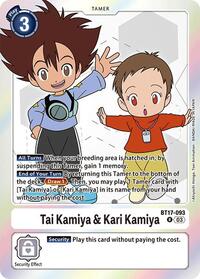 Tai Kamiya & Kari Kamiya (BT17-093 R) [Secret Crisis]