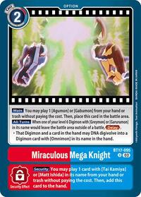 Miraculous Mega Knight (BT17-095 U) [Secret Crisis]