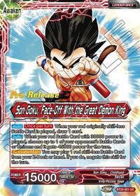Son Goku // Son Goku Face-Off With the Great Demon King (BT25-001) [Legend of the Dragon Balls Pre-Release Cards]
