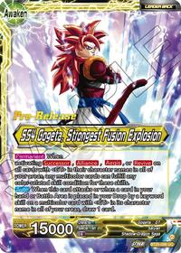 SS4 Son Goku & SS4 Vegeta // SS4 Gogeta, Strongest Fusion Explosion (BT25-098) [Legend of the Dragon Balls Pre-Release Cards]