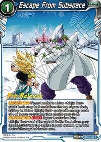 Escape From Subspace (BT25-069) [Legend of the Dragon Balls Pre-Release Cards]