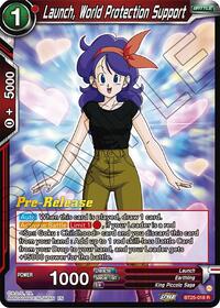 Launch, World Protection Support (BT25-018) [Legend of the Dragon Balls Pre-Release Cards]