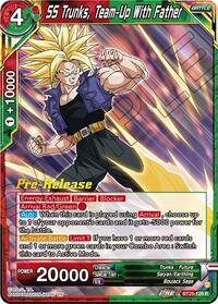 SS Trunks, Team-Up With Father (BT25-129) [Legend of the Dragon Balls Pre-Release Cards]