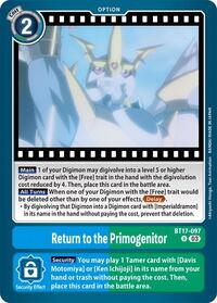 Return to the Primogenitor (BT17-097 U) [Secret Crisis]