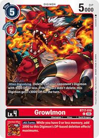 Growlmon (BT17-010 C) [Secret Crisis]