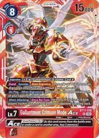Gallantmon: Crimson Mode ACE (BT17-018 SR) [Secret Crisis]