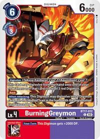 BurningGreymon (BT17-012 C) [Secret Crisis]