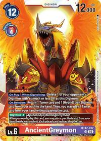 AncientGreymon (BT17-017 SR) [Secret Crisis]