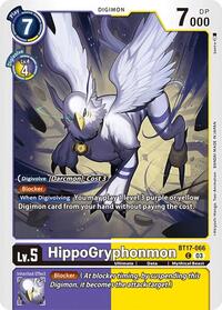 HippoGryphonmon (BT17-066 C) [Secret Crisis]