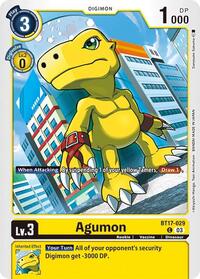 Agumon - BT17-029 (BT17-029 C) [Secret Crisis]