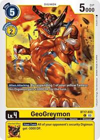 GeoGreymon (BT17-033 C) [Secret Crisis]