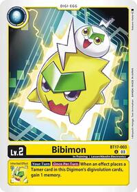 Bibimon (BT17-003 U) [Secret Crisis]