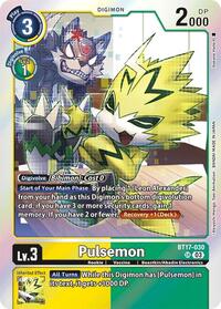 Pulsemon (BT17-030 SR) [Secret Crisis]