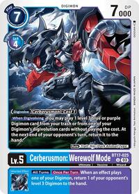 Cerberusmon: Werewolf Mode (BT17-025 U) [Secret Crisis]