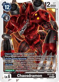 Chaosdramon (BT17-057 U) [Secret Crisis]