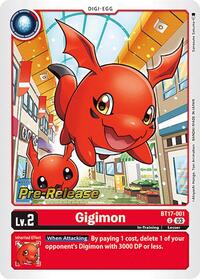 Gigimon (BT17-001 U) [Secret Crisis Pre-Release Cards]