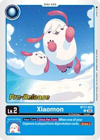 Xiaomon (BT17-002 U) [Secret Crisis Pre-Release Cards]