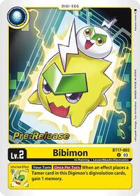 Bibimon (BT17-003 U) [Secret Crisis Pre-Release Cards]