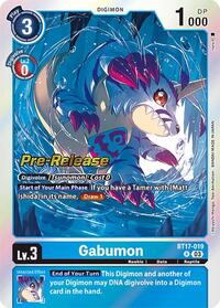 Gabumon (BT17-019 R) [Secret Crisis Pre-Release Cards]