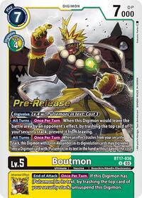 Boutmon (BT17-036 U) [Secret Crisis Pre-Release Cards]