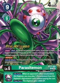 Parasitemon (BT17-050 R) [Secret Crisis Pre-Release Cards]