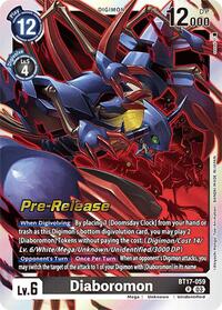 Diaboromon (BT17-059 R) [Secret Crisis Pre-Release Cards]