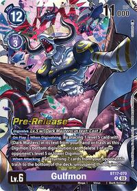 Gulfmon (BT17-070 R) [Secret Crisis Pre-Release Cards]