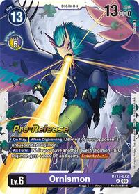 Ornismon (BT17-072 U) [Secret Crisis Pre-Release Cards]