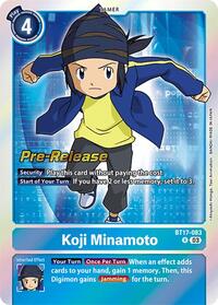 Koji Minamoto (BT17-083 R) [Secret Crisis Pre-Release Cards]