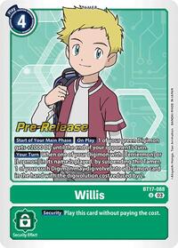 Willis (BT17-088 U) [Secret Crisis Pre-Release Cards]