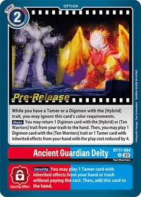 Ancient Guardian Deity (BT17-094 U) [Secret Crisis Pre-Release Cards]