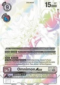 Omnimon ACE (Textured) (BT17-078 SR) [Secret Crisis]