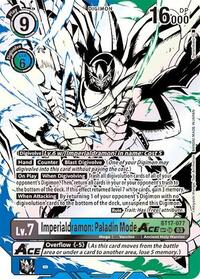 Imperialdramon: Paladin Mode ACE (Textured) (BT17-077 SR) [Secret Crisis]