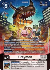 Greymon (Alternate Art) (BT17-102 SEC) [Secret Crisis]