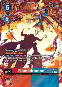 Flamedramon (Update Pack 2024) (P-137 P) [Digimon Promotion Cards]