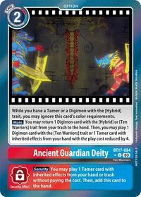 Ancient Guardian Deity (Secret Crisis: Movie Memorial Pack) (BT17-094 U) [Secret Crisis]