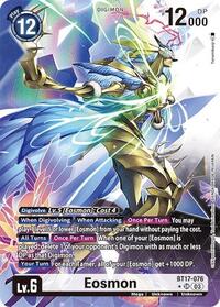 Eosmon - BT17-076 (Alternate Art) (BT17-076 SR) [Secret Crisis]