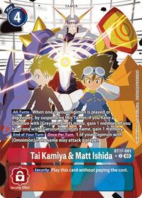 Tai Kamiya & Matt Ishida (Alternate Art) (BT17-081 R) [Secret Crisis]