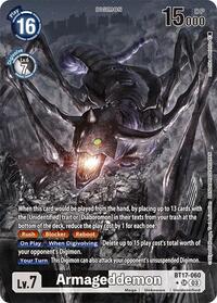 Armageddemon (Alternate Art) (BT17-060 SR) [Secret Crisis]