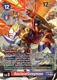 AncientGreymon (Alternate Art) (BT17-017 SR) [Secret Crisis]
