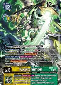 Kazuchimon (Alternate Art) (BT17-040 SR) [Secret Crisis]