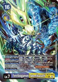 Fenriloogamon: Takemikazuchi (Alternate Art) (BT17-101 SEC) [Secret Crisis]