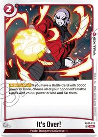 It's Over! - FB03-023 (Championship Pack 02) (FB03-023) [Tournament and Championship Promos]
