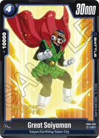 Great Saiyaman (FB03-032) [Raging Roar Release Event Cards]