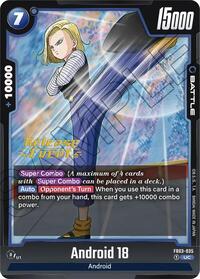 Android 18 (FB03-035) [Raging Roar Release Event Cards]